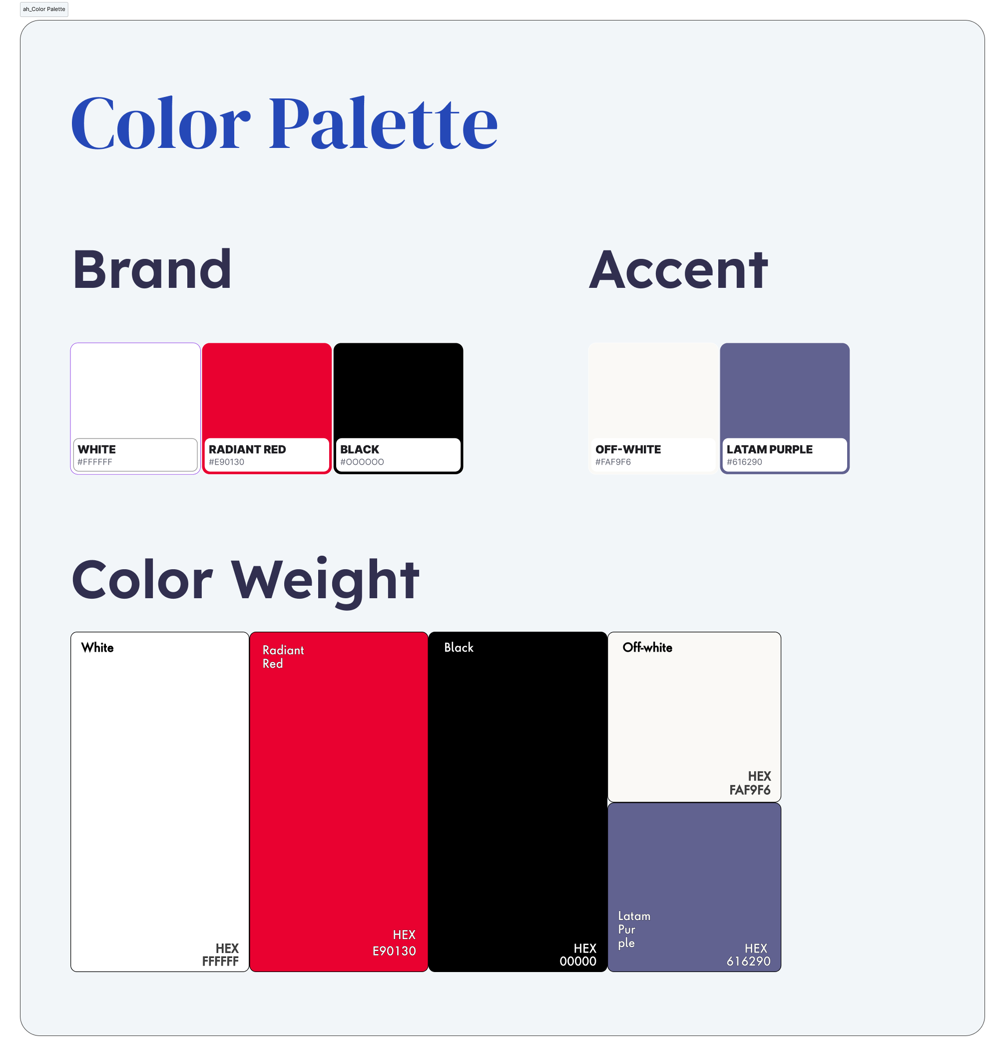 Color Palette
